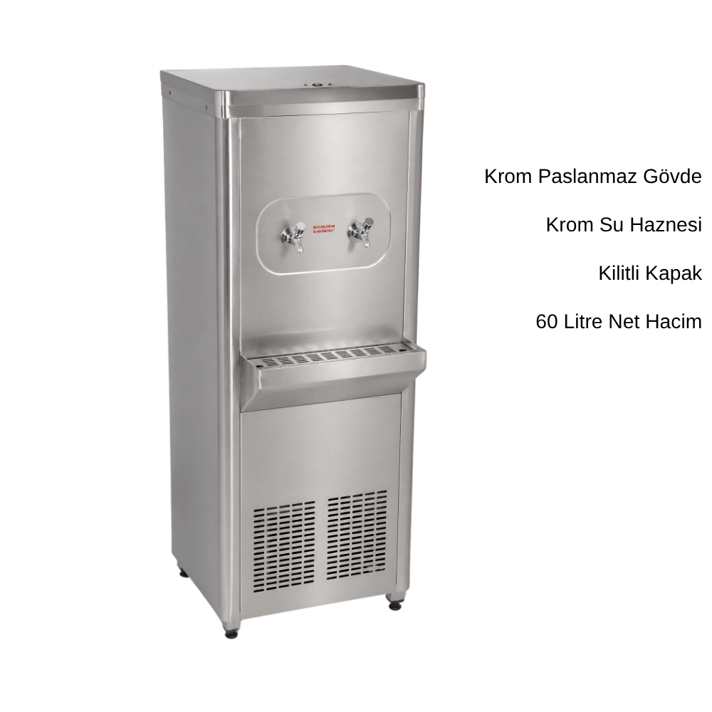 GC-80 Krom Soğuk Su Sebili