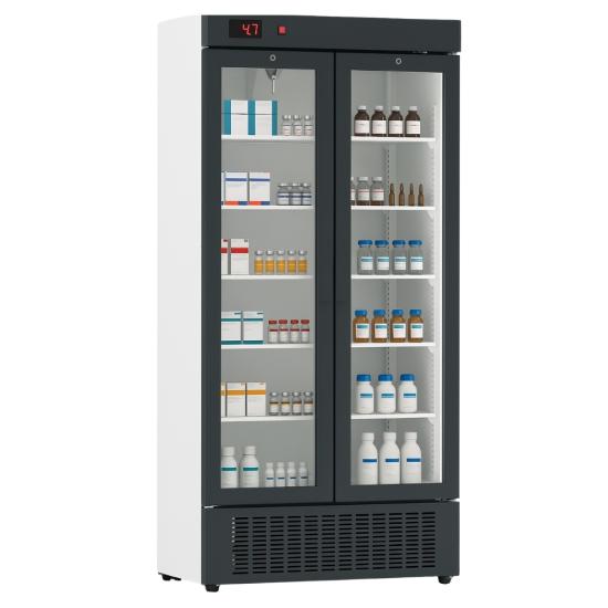 Med900 İki Kapılı Medikal Eczane Aşı ve İlaç Soğutucu Muhafaza Dolabı