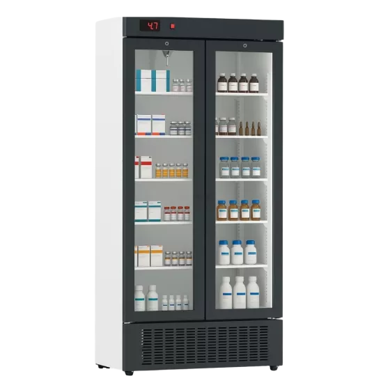 MED900 İki Kapılı Medikal Eczane Aşı Dolabı